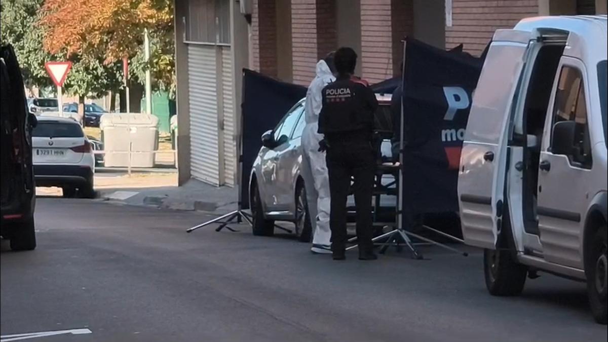 Més imatges de l'apunyalament mortal al carrer Sant Jaume de Manresa