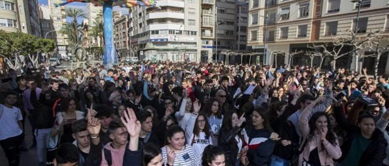 Los jóvenes partieron a las nueve de la mañana desde el Menador.