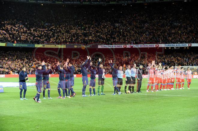 Las imágenes del Barça-Atlético