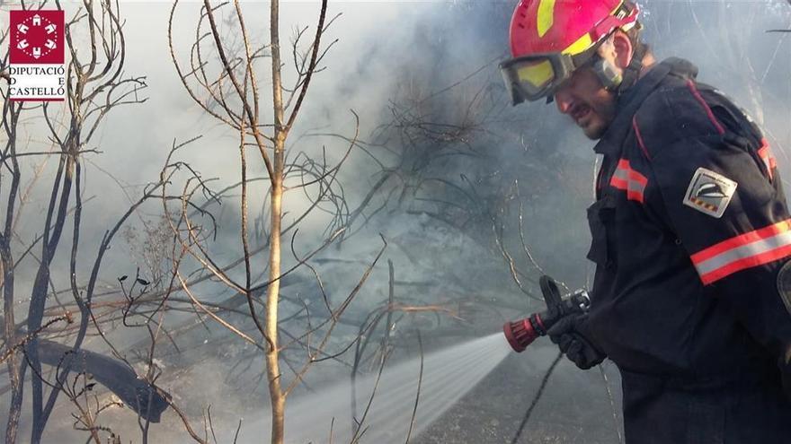 Declarado un incendio en el Parque Natural Serra d&#039;Irta