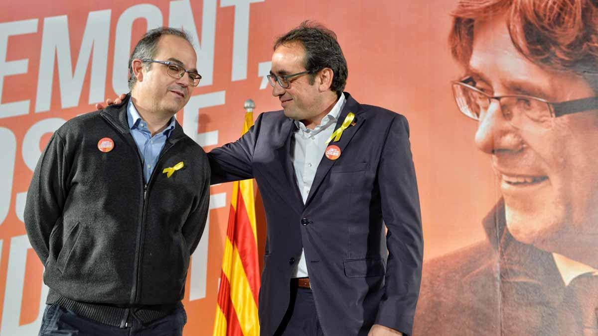 Jordi Turull i Josep Rull han  manifestat tristesa pels que s’han quedat a la presó.