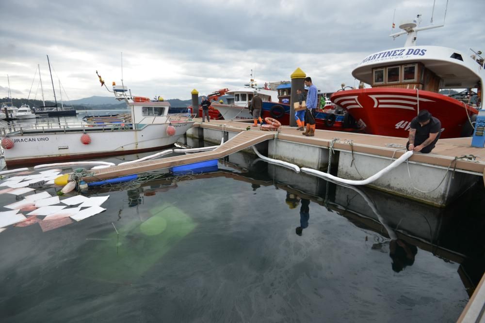 Investigan el hundimiento de un barco en el puerto