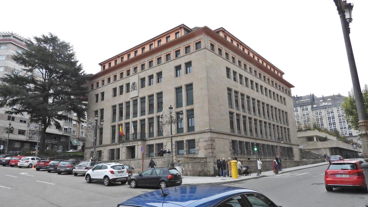 El palacio de justicia de Concepción Arenal, sede de la Audiencia Provincial de Ourense.