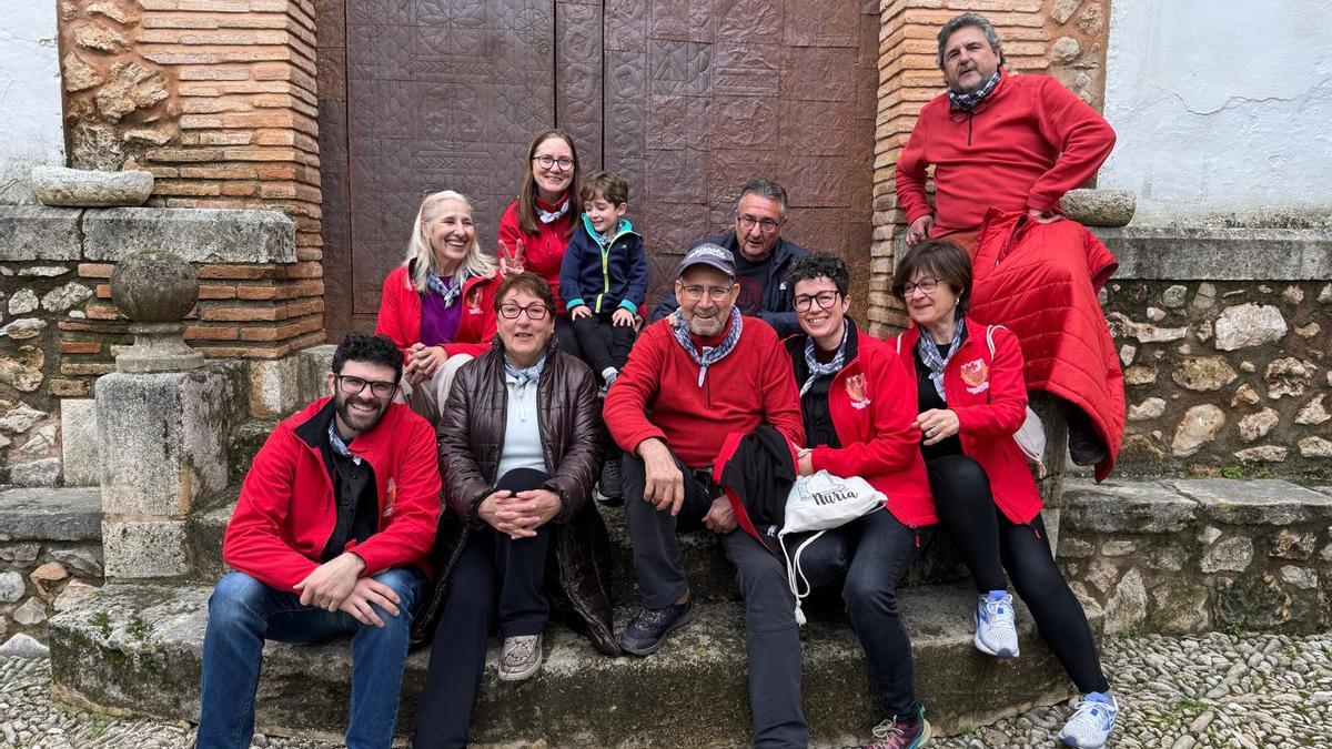 Integrantes de la comisión Blasco Ibáñez de Vallada.