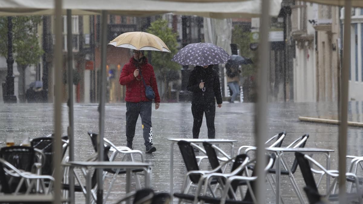 Asturias, en alerta amarilla por lluvias y tormentas
