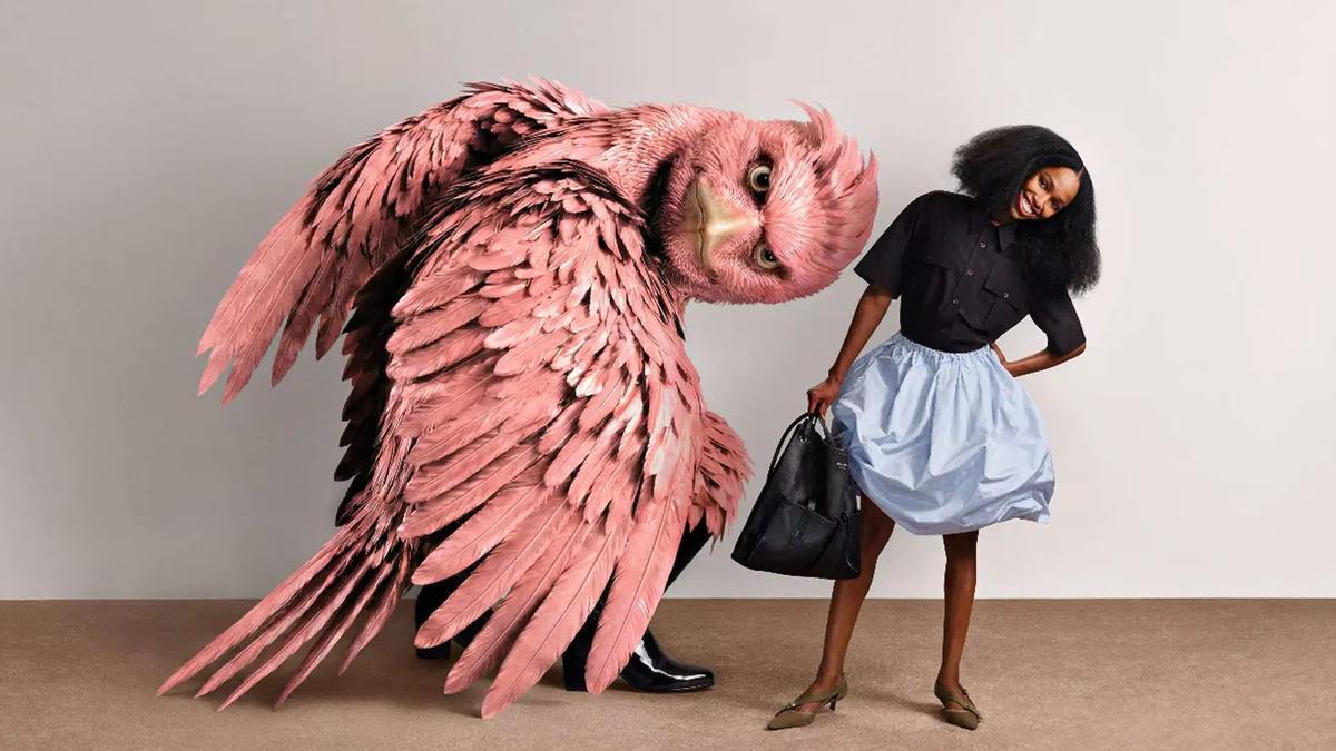 Imagen de la campaña de Prada con Jordan Wolfson.
