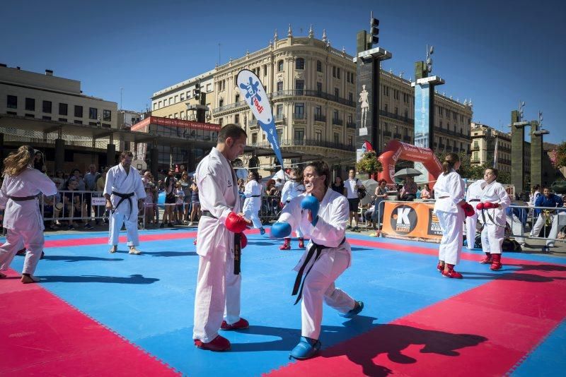 Día del Deporte en la Calle en la Plaza del Pilar de Zaragoza