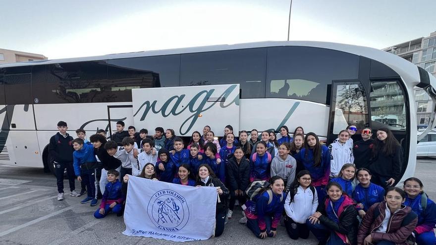 El Club Voleibol Gandia suma varios podios en el Torneo Nacional Volabola disputado en Finestrat