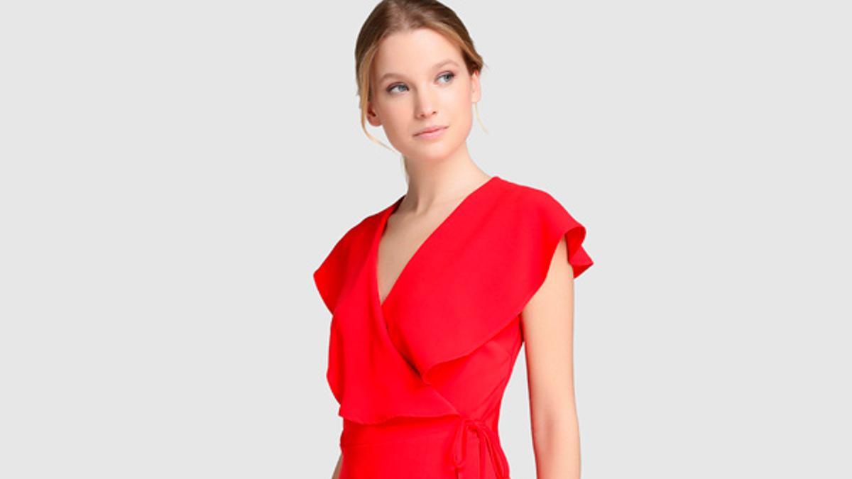 Vestidos de invitada por menos de 50 euros: rojo de Easy Wear