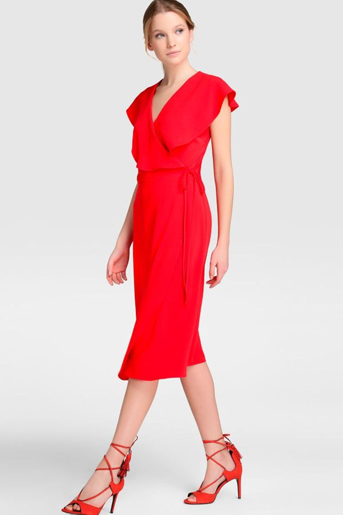 Vestidos de invitada por menos de 50 euros: rojo de Easy Wear
