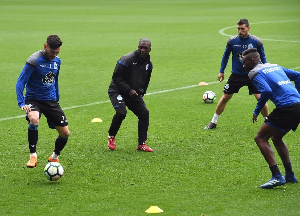 El Deportivo reanuda el trabajo con cinco al margen y la ausencia de Borges