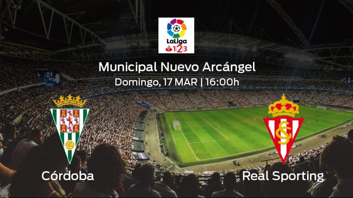 Previa del partido: el Córdoba recibe en el Municipal Nuevo Arcángel al Real Sporting