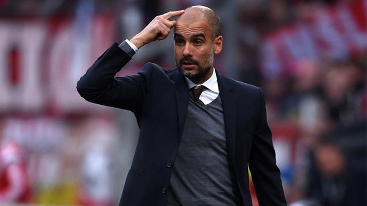 Pep Guardiola se mide en la Champions ante el Barça