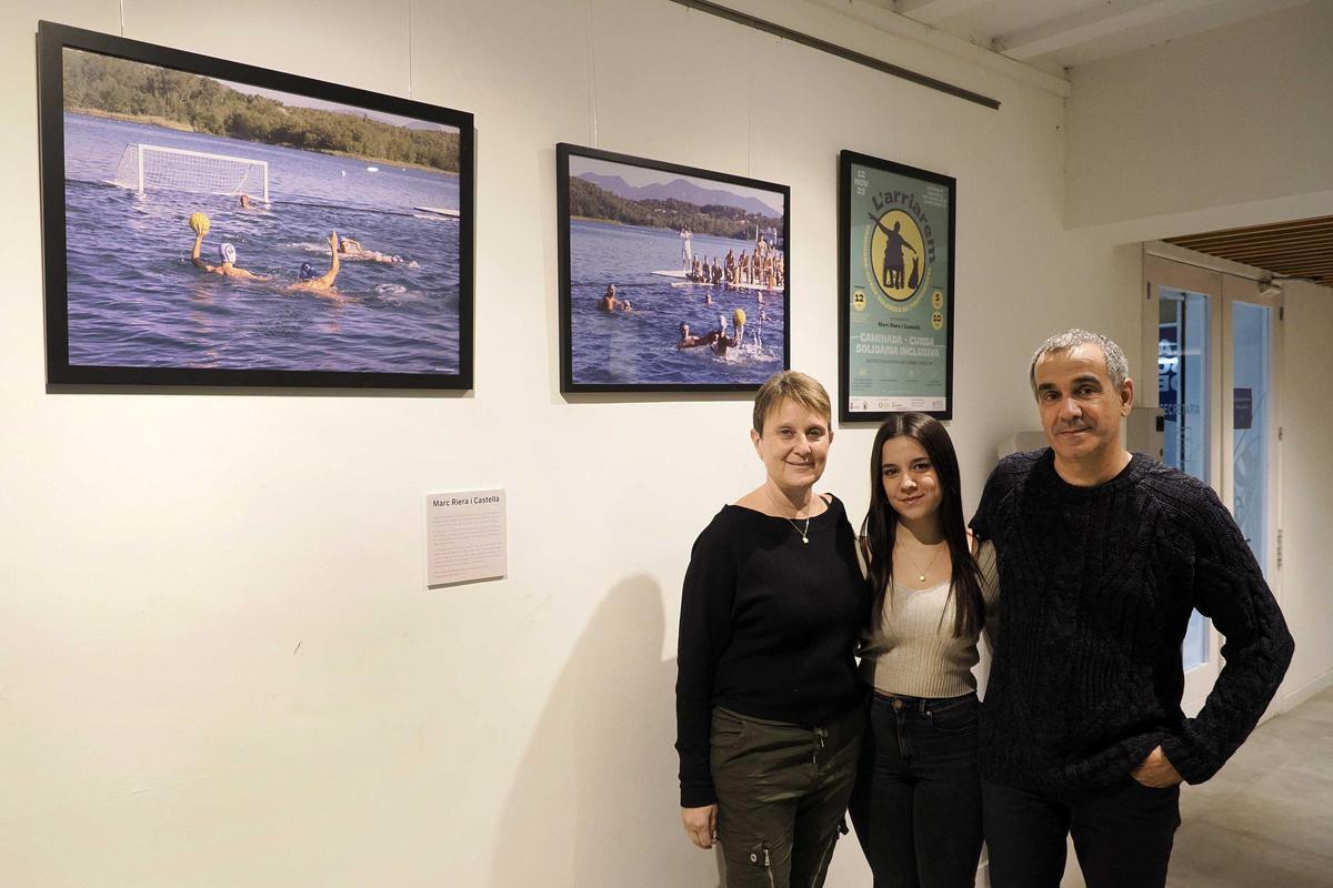 La família d’en Marc Riera al CN Banyoles.