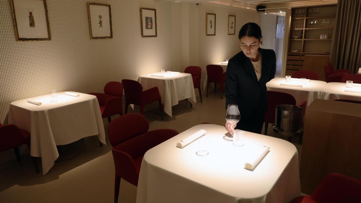 La sala del restaurante Melós.