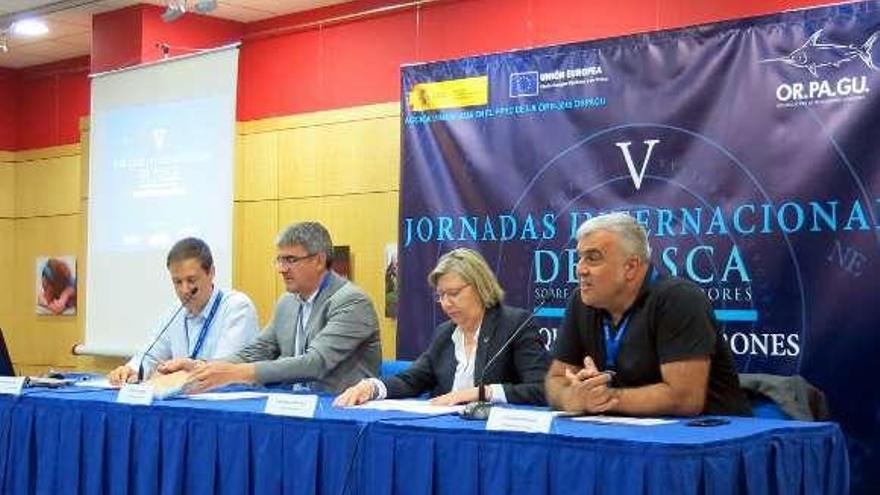 Un momento de la jornada celebrada en A Guarda.