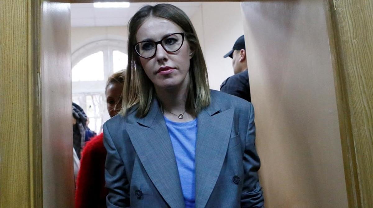 zentauroepp40588216 russian tv personality ksenia sobchak arrives for a trial of171019183048