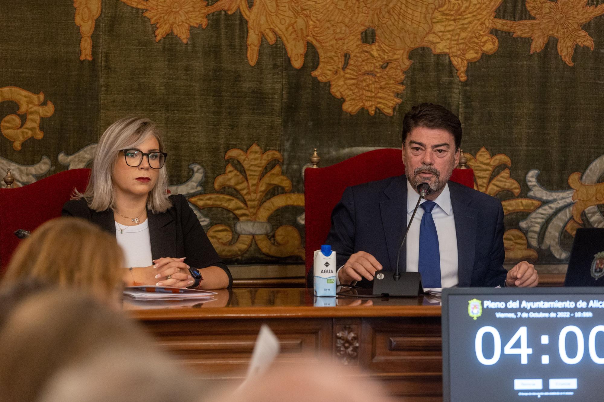 El debate del estado de la ciudad de Alicante en imagenes