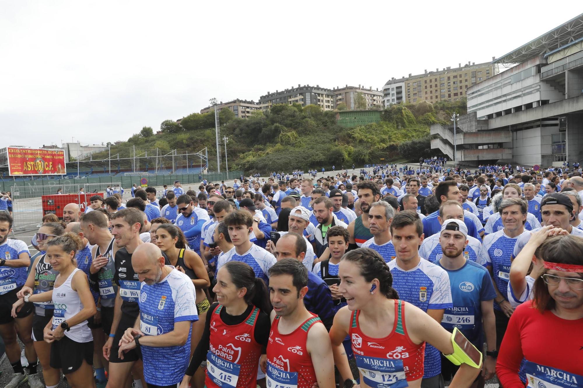 EN IMÁGENES: Así ha sido la carrera por el centenario del Real Oviedo