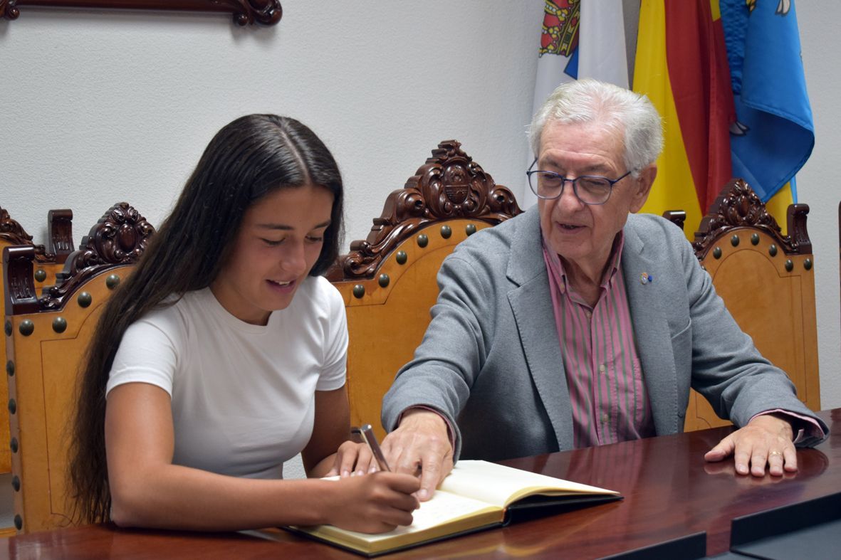 El homenaje tributado a Nerea Novo en Valga.