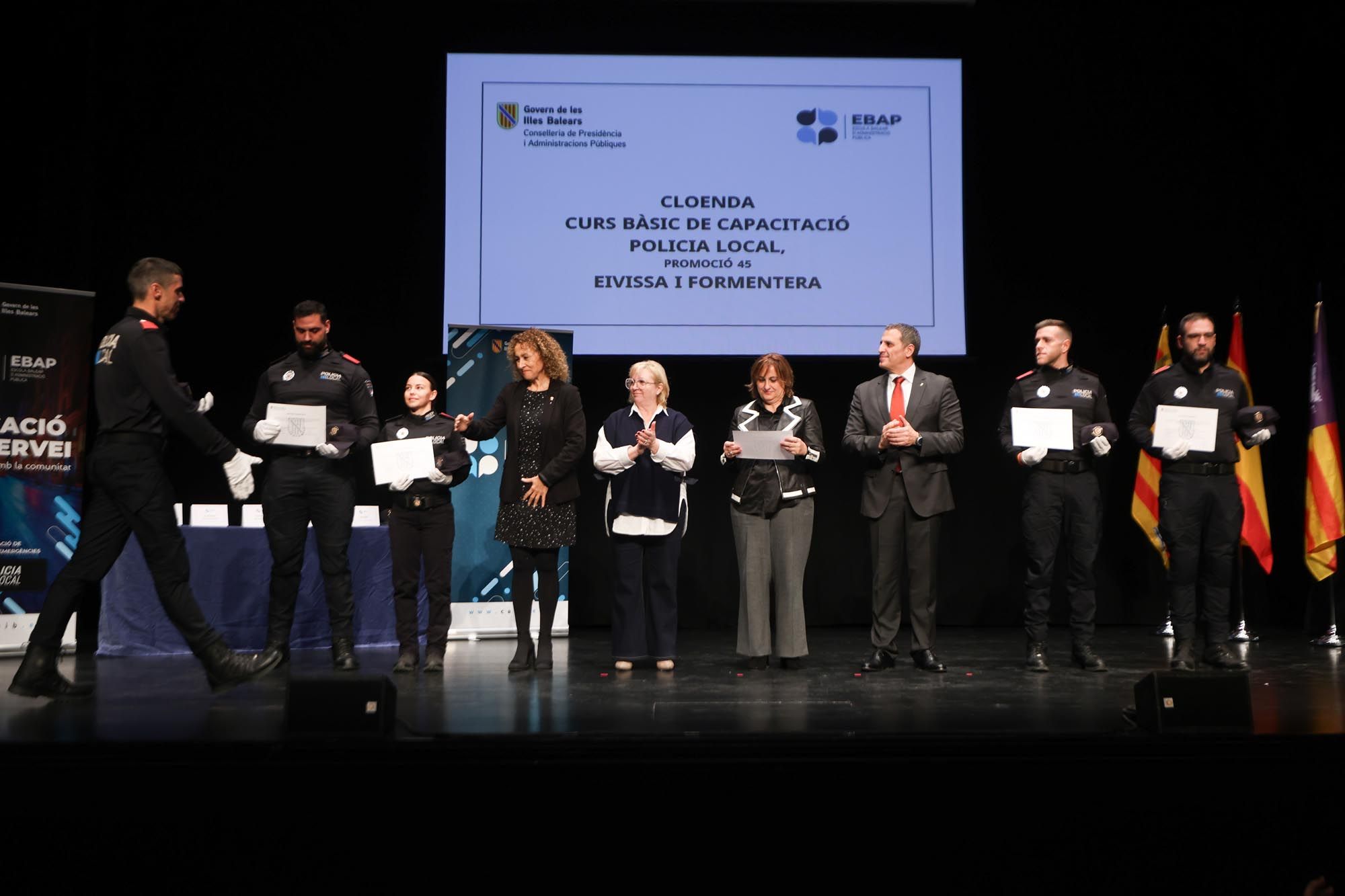Clausura del Curso de Policía Local en Ibiza