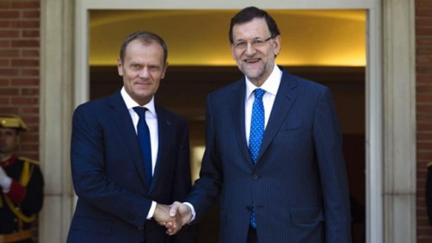 Rajoy se reúne con el presidente polaco Tusk en la Moncloa