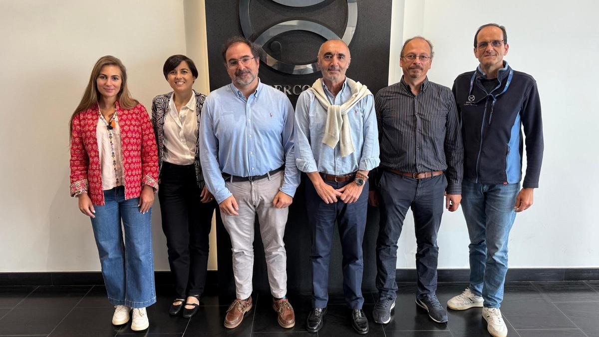 Directivos de Iberconsa y del Clusaga