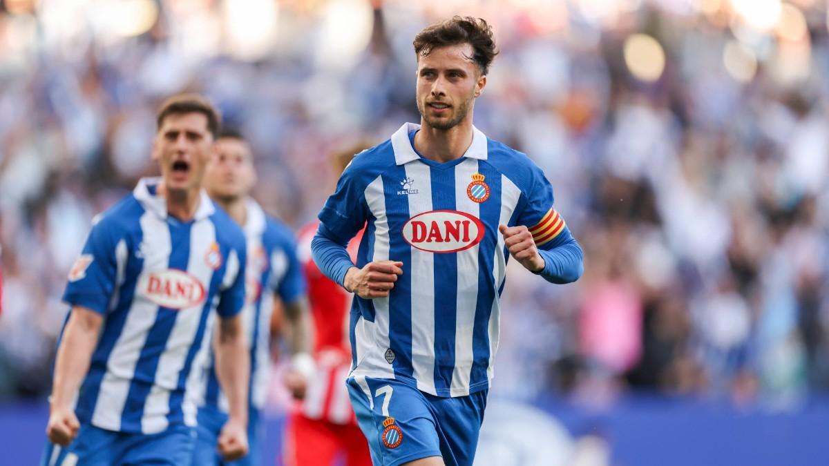 Javi Puado fue el autor del gol del Espanyol ante el Atlético de Madrid