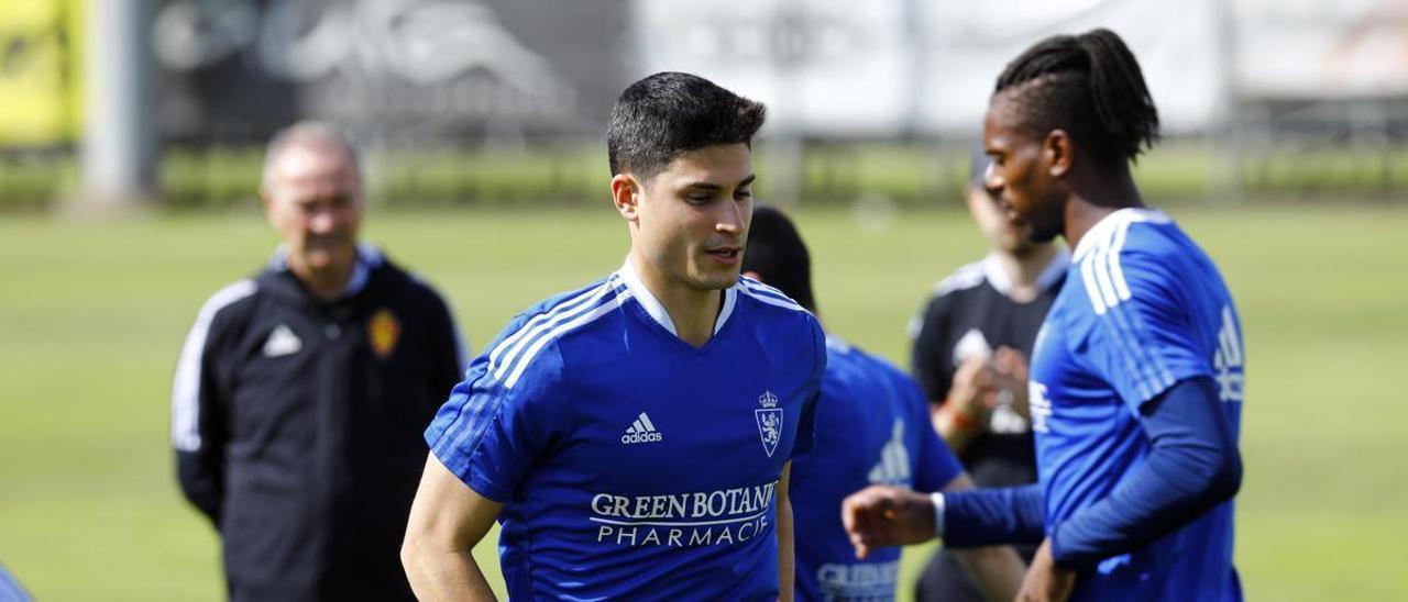 Grau, durante el entrenamiento de este jueves en la Ciudad Deportiva.