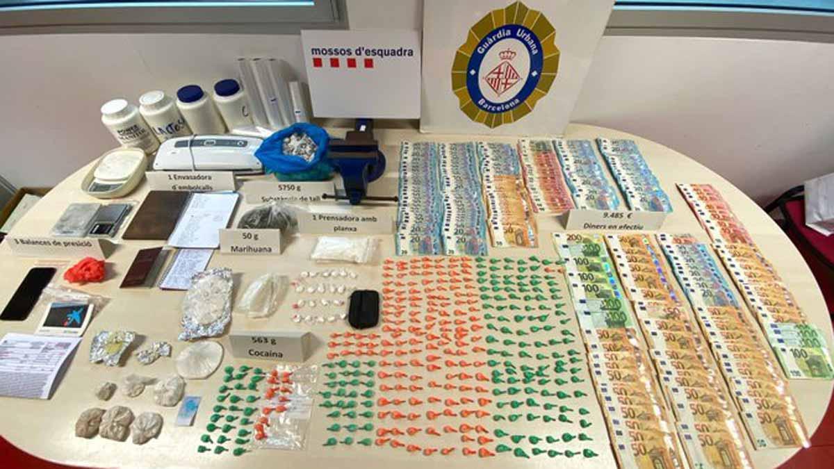 Desmantelado un grupo criminal de traficaba con cocaína en el Eixample de Barcelona