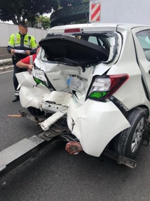 Aparatoso accidente en el subterráneo de la Base Naval