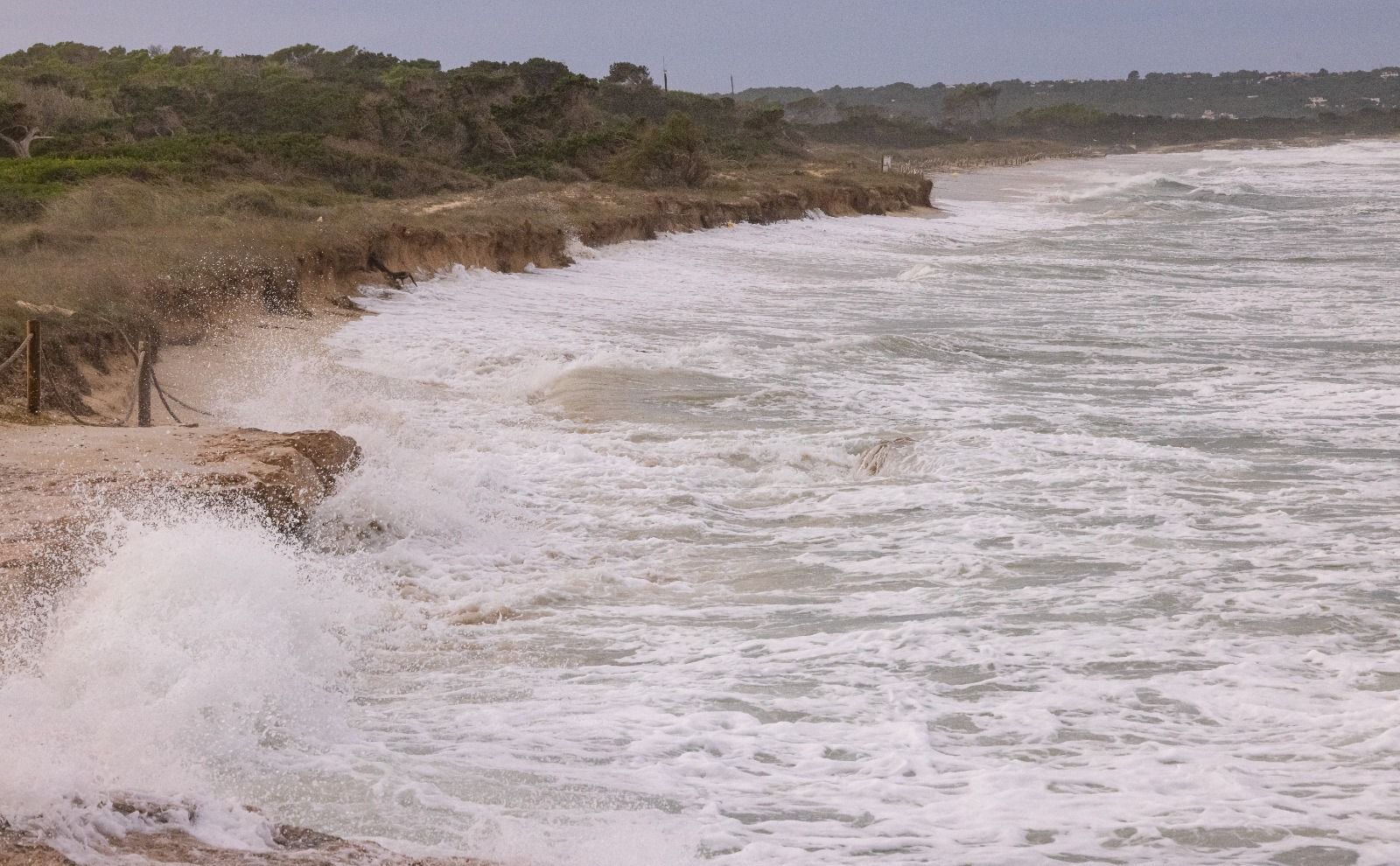 Borrasca Denise a su paso por Formentera (noviembre 2022)