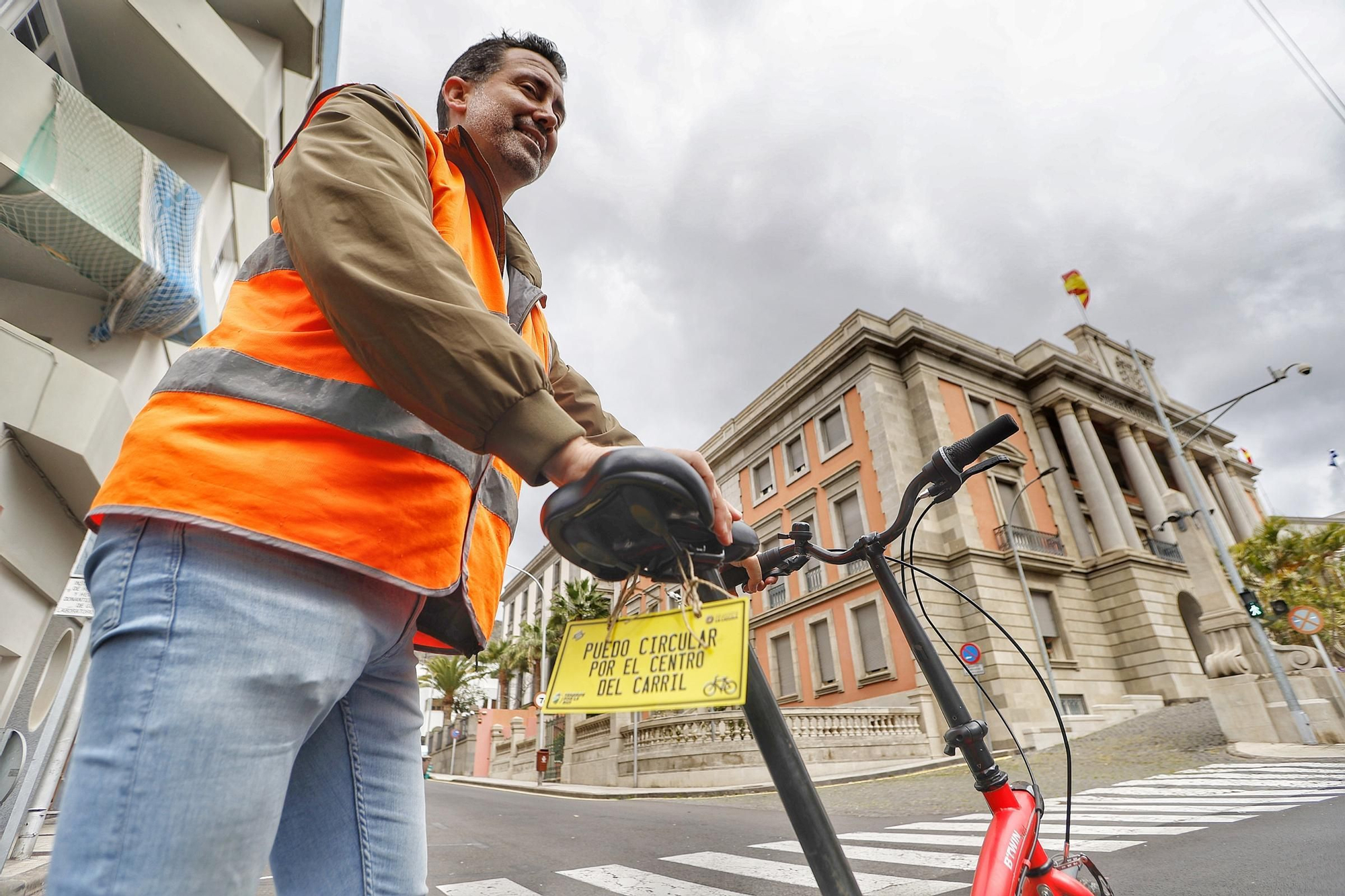Manifestación a favor de los carriles bicis en Santa Cruz de Tenerife