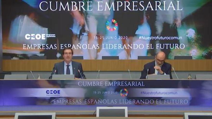 Una imagen de la cumbre empresarial &quot;Empresas españolas liderando el futuro&quot;.