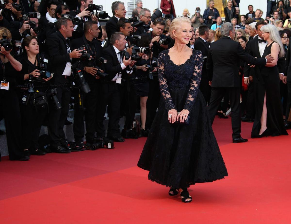 Cannes 2016: Helen Mirren en el estreno de 'The Unkown Girl'