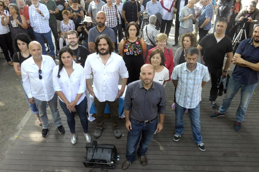 En Marea presenta su lista en A Coruña