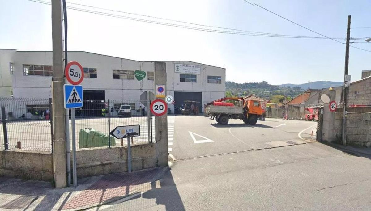 El parque central de Santa Cristina de Lavadores que  albergará 200 viviendas públicas impulsadas por el Concello. |