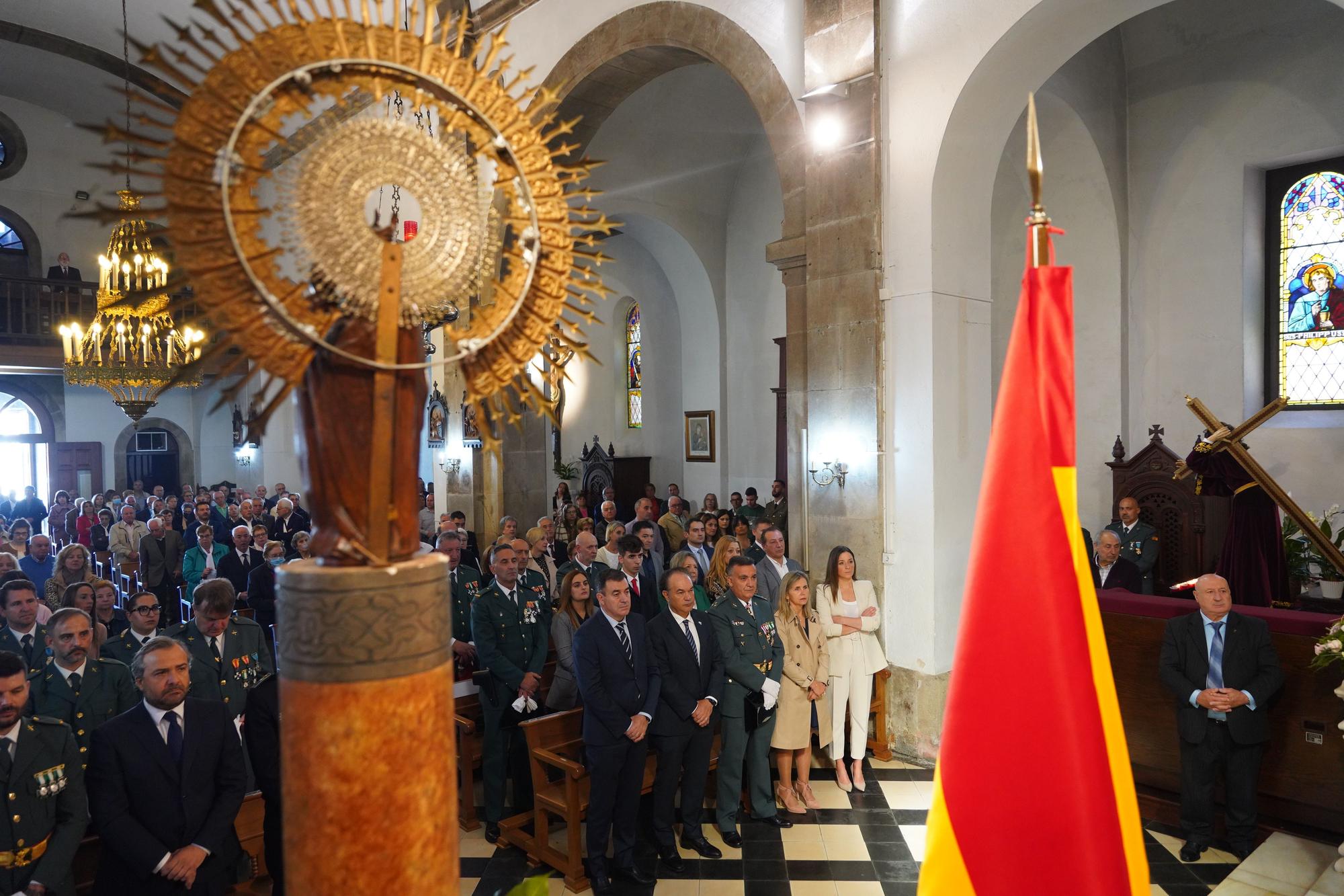 Día del Pilar en el cuartel de la Guardia Civil de Lalín