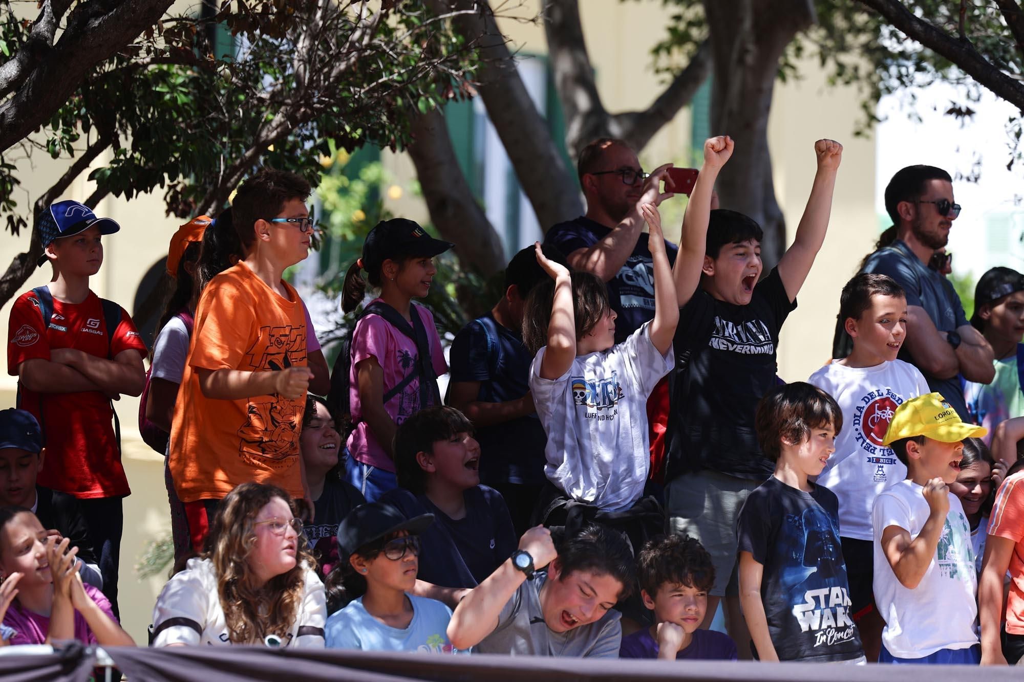 Los escolares de Ibiza visitan la feria Eivissa Medieval