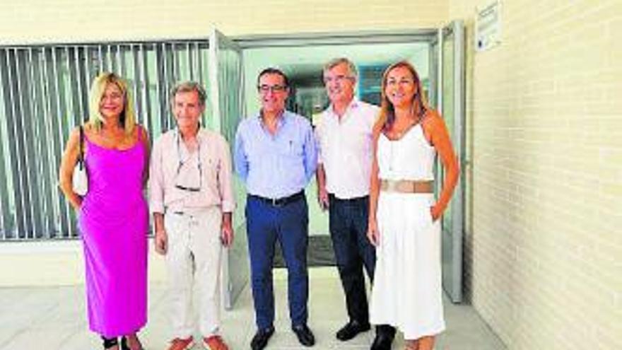 Visita del delegado Miguel Briones al centro educativo.