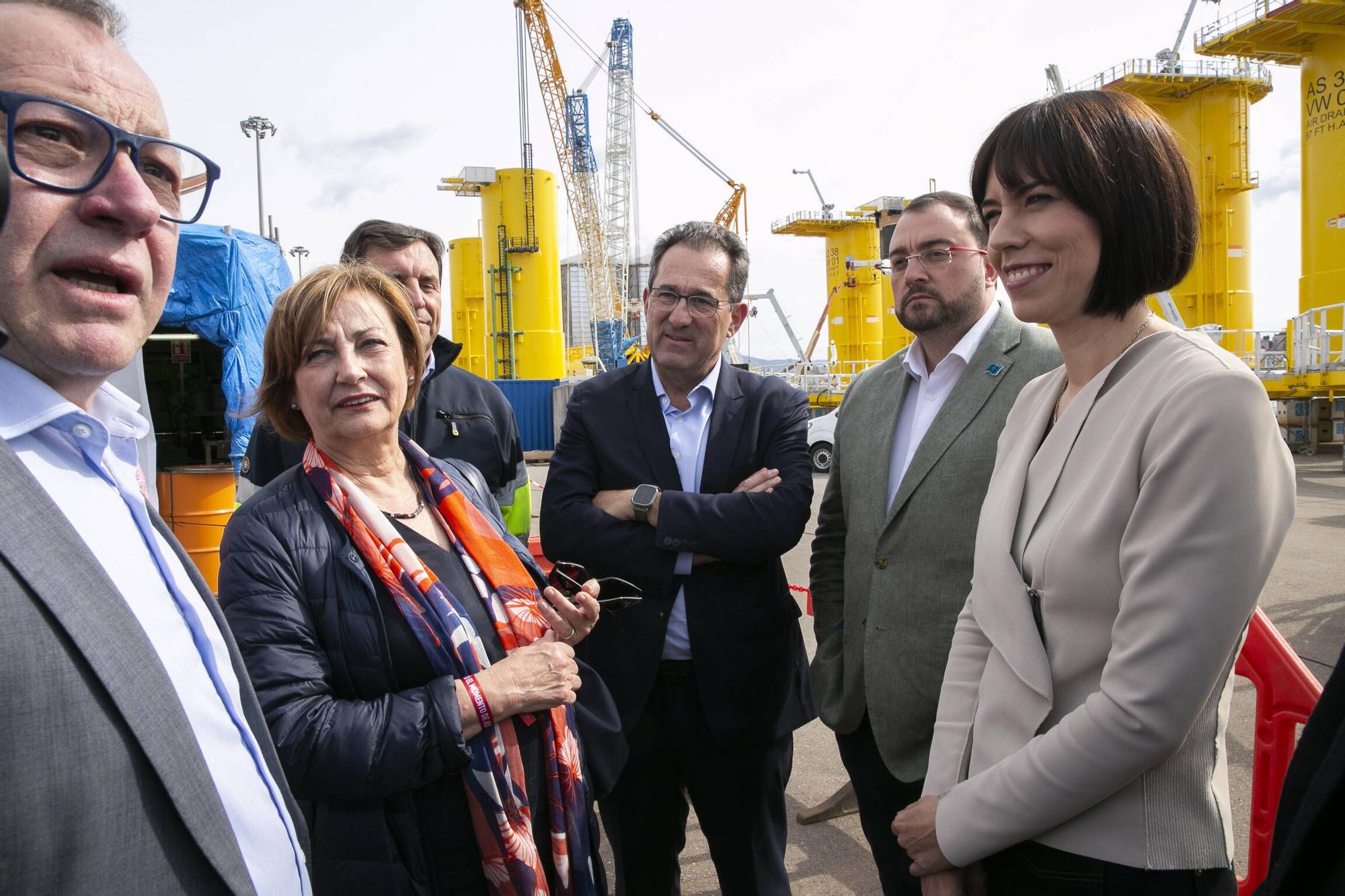 EN IMÁGENES: La visita de la ministra de Ciencia a Avilés