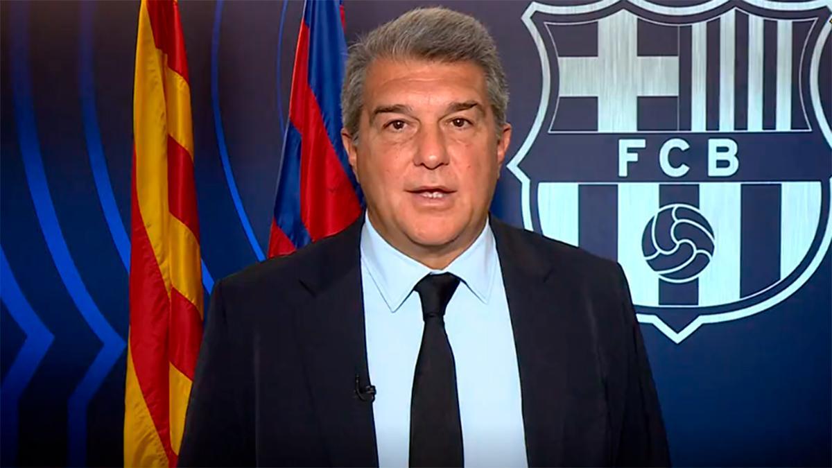 El mensaje de ánimo Laporta antes del Clásico, acordándose del 'caso Negreira'