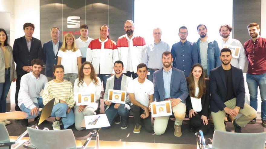 Los equipos galardonados en el concurso