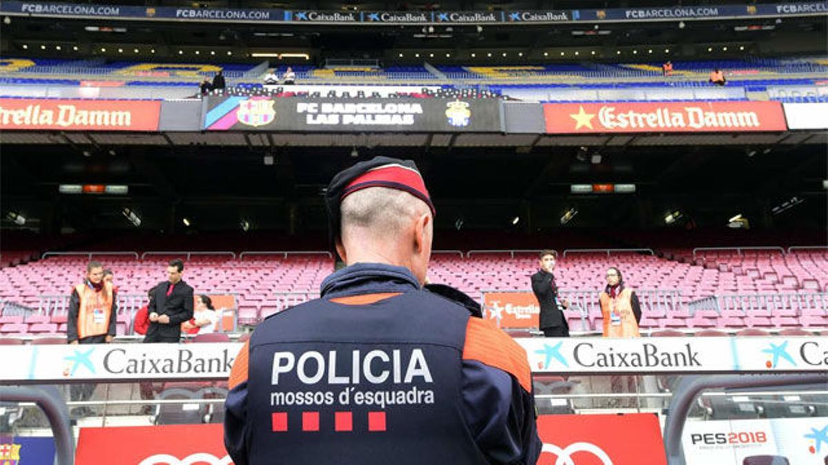 Mossos ven invasión de Tsunami del Camp Nou como el "peor escenario posible"