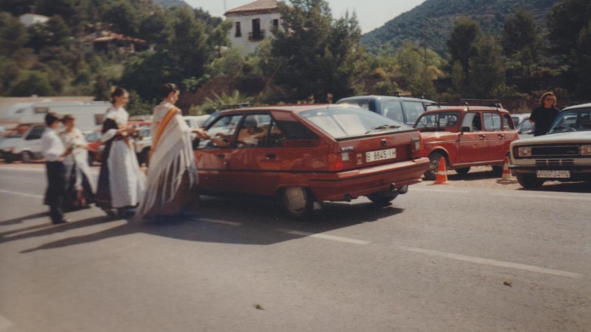 Entrega de cerezas en los años 80