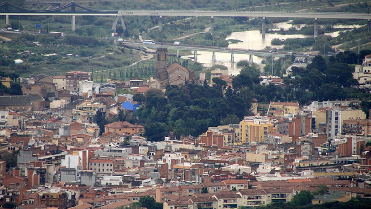 Vista general de Sant Boi de Llobregat.
