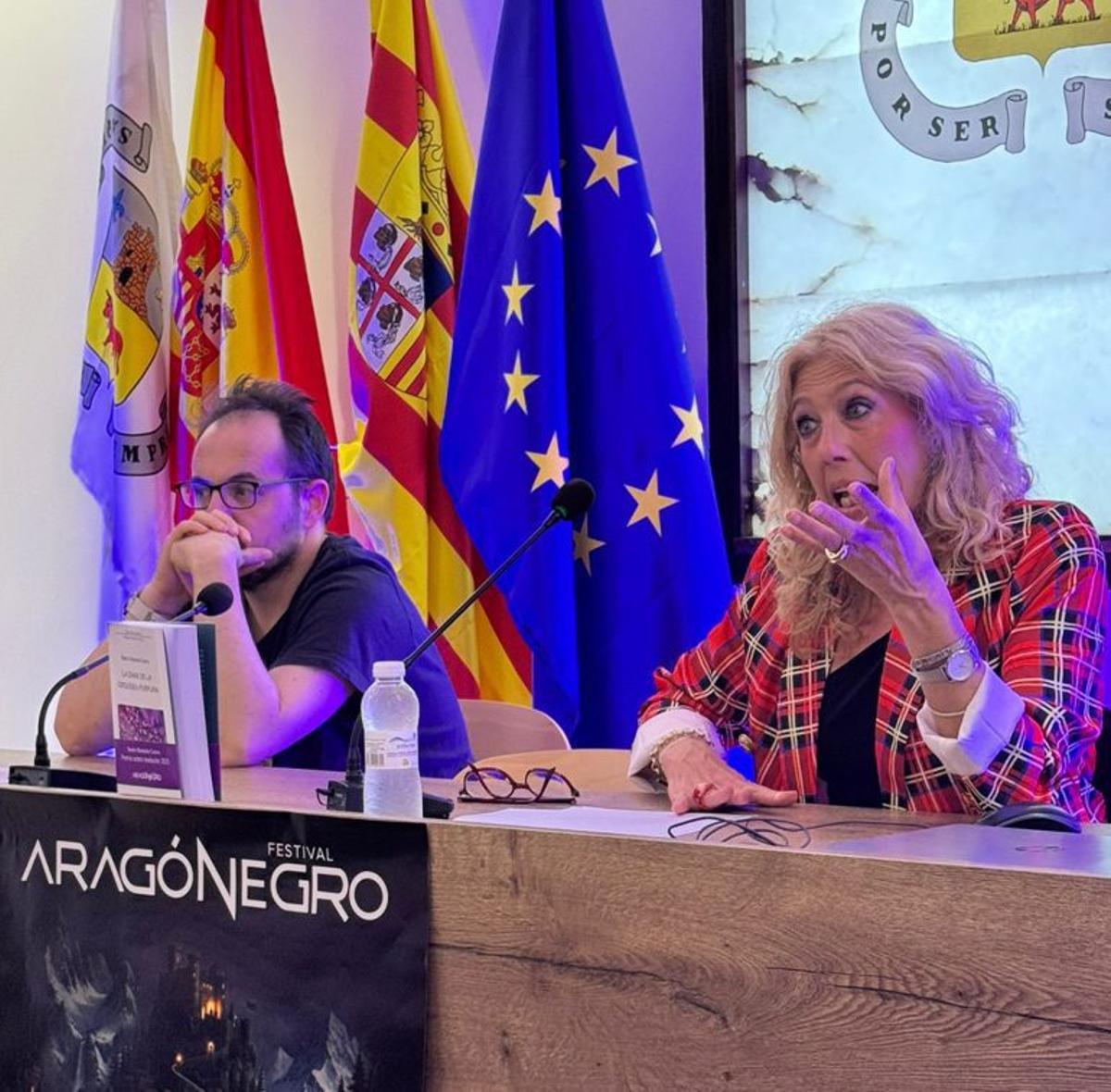 Morancho presentó ‘La dama de la orquídea púrpura’. | SERVICIO ESPECIAL