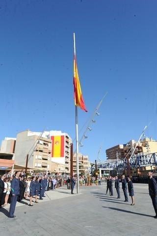 Exhibición de saltos y jura de bandera en Alcantar