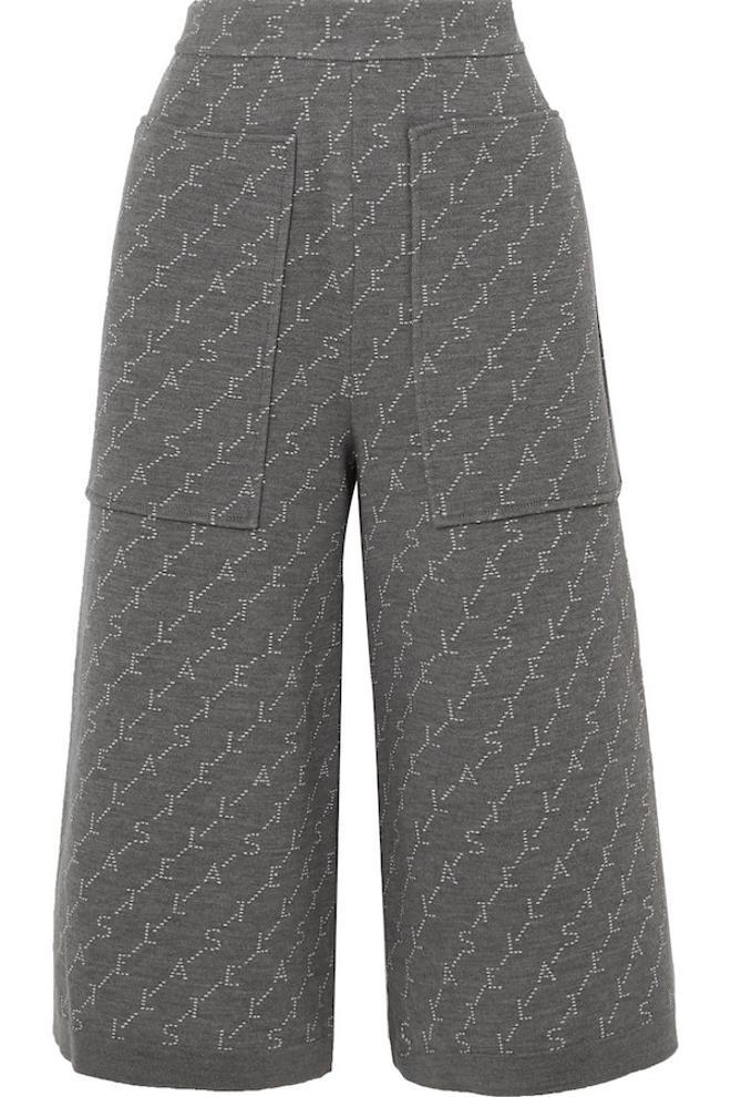 El pantalón culotte logomaniaco