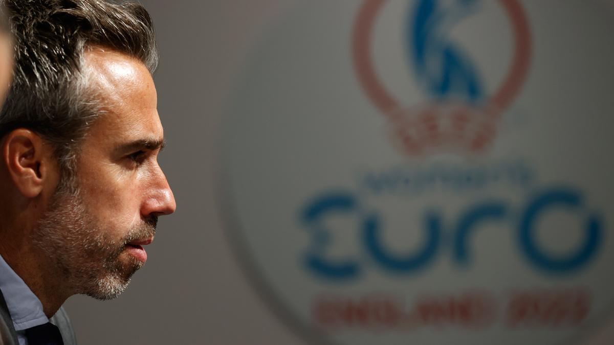 Vilda, durante la rueda de prensa